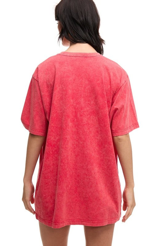 Game Day Acid Wash Tee