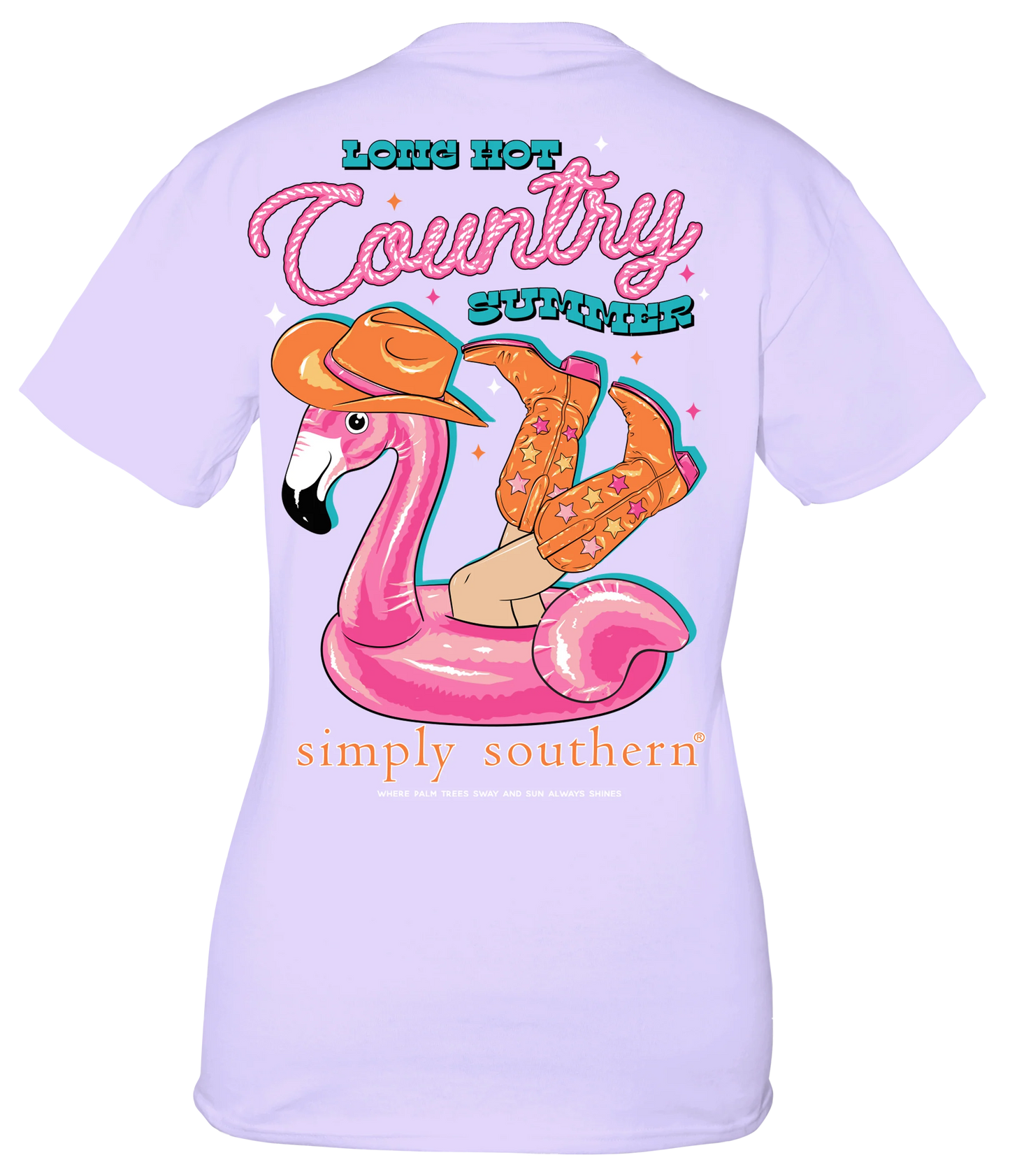 Long Hot Country Summer ~ Simply Southern Tee