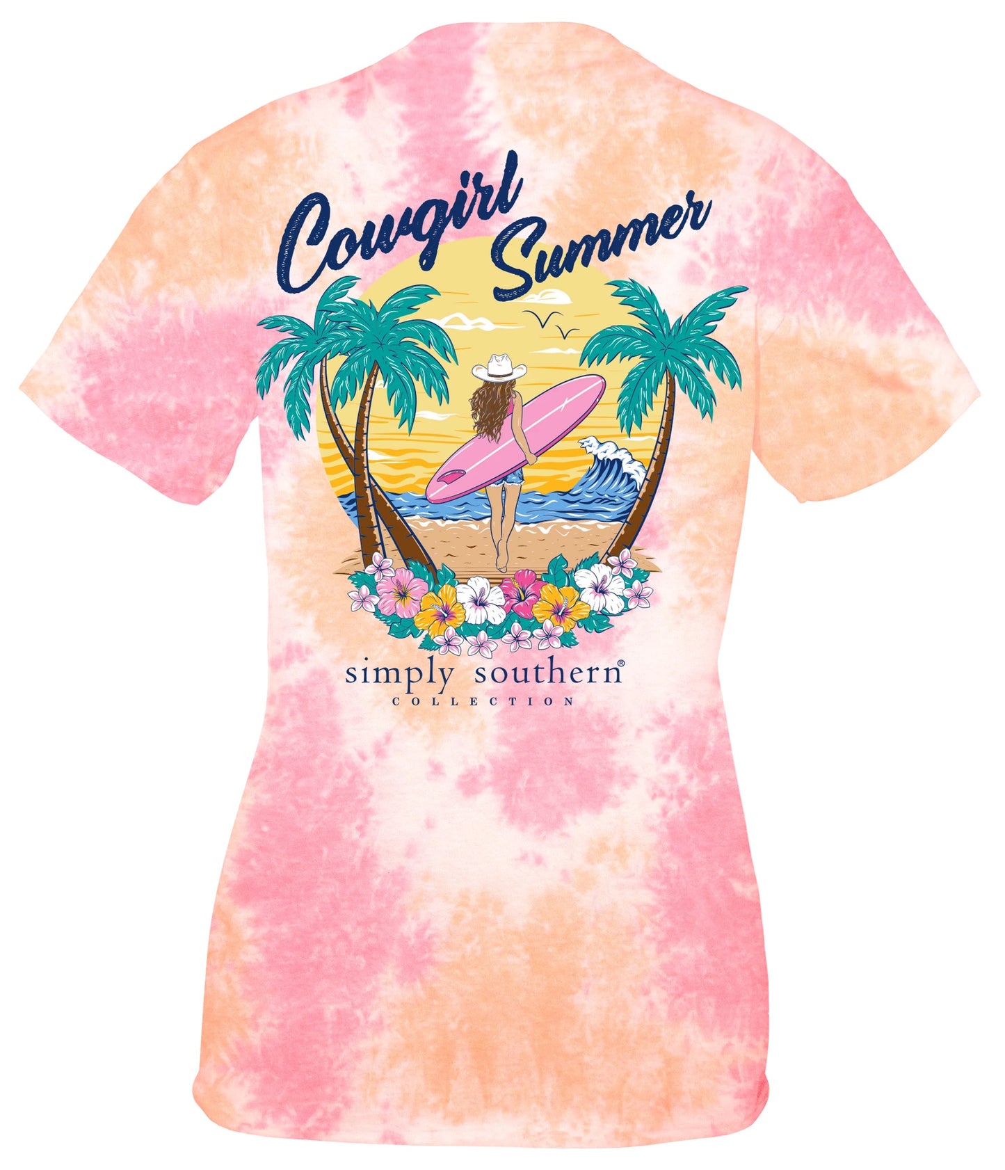 Coastal Cowgirl Summer ~ Tie Dye Simply Southern Tee