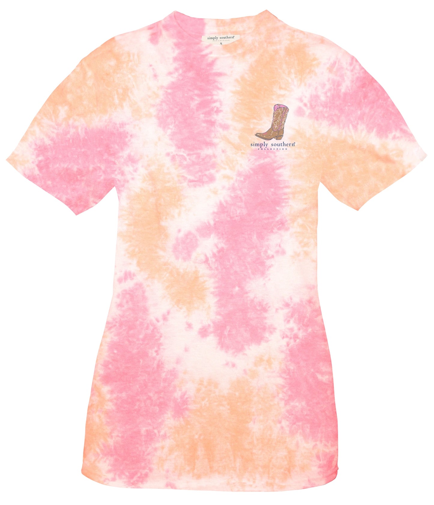 Coastal Cowgirl Summer ~ Tie Dye Simply Southern Tee