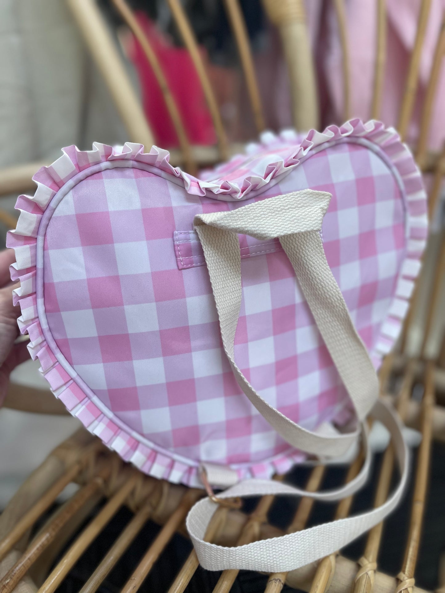 Coquette Heart Shape Backpack