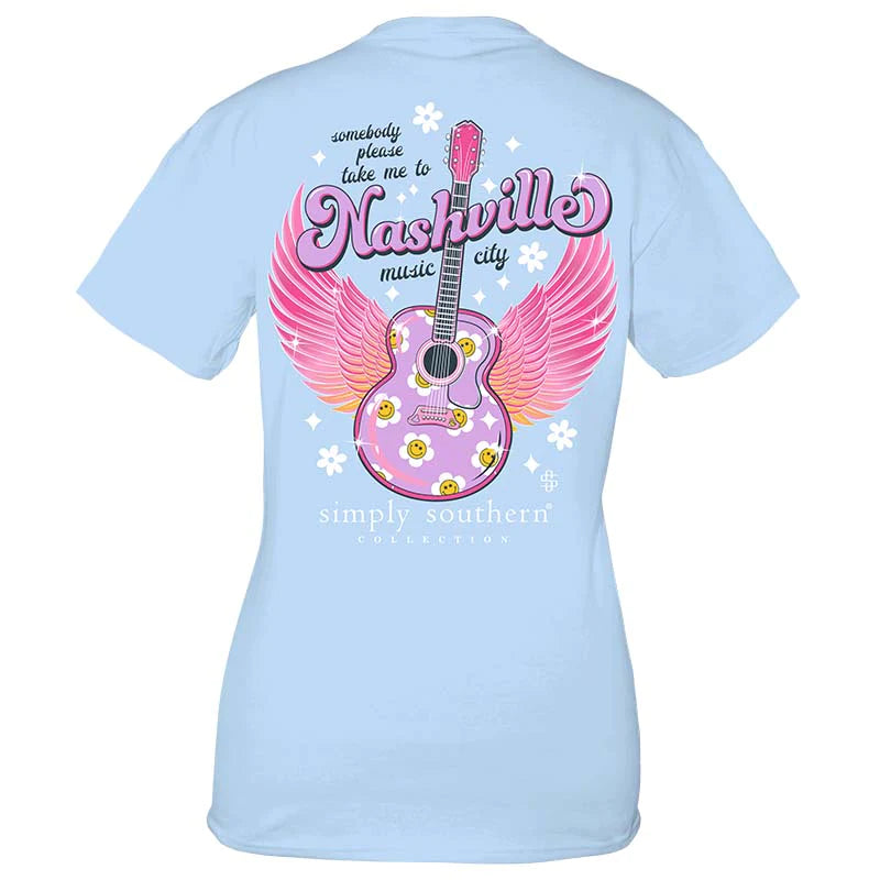 Nashville Music City ~ Simply Southern Tee