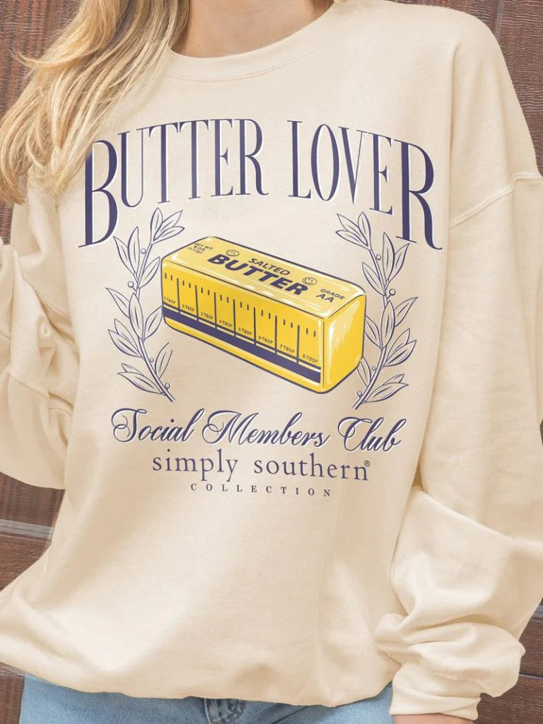 Butter Lover Social Club ~ Simply Southern Youth and Adult