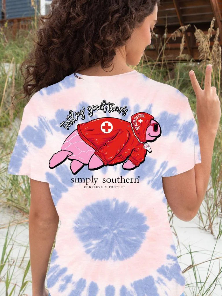 Turtley’ Good Times Lifeguard ~ Simply Southern Tee