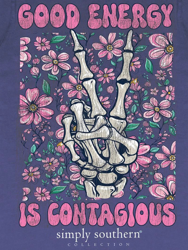 Good Energy Is Contagious ~ Simply Southern Tee