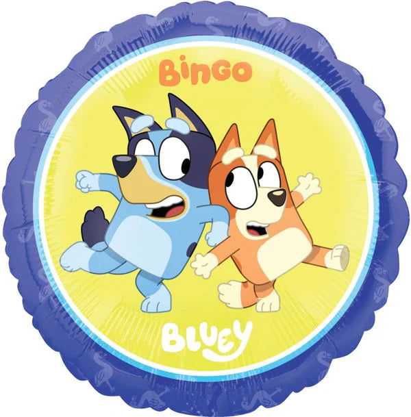 Bluey and Bingo - Round 18 Inch Mylar Balloon