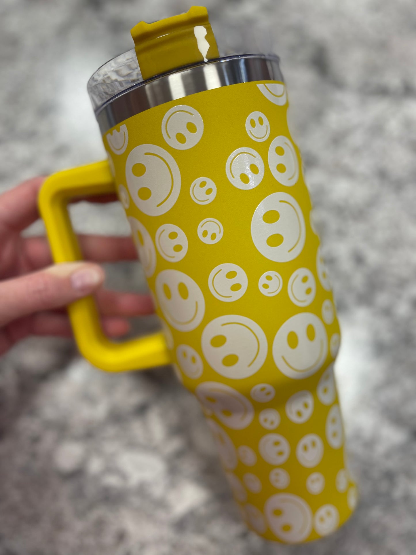 Smiley Face ~ 40 oz Tumbler