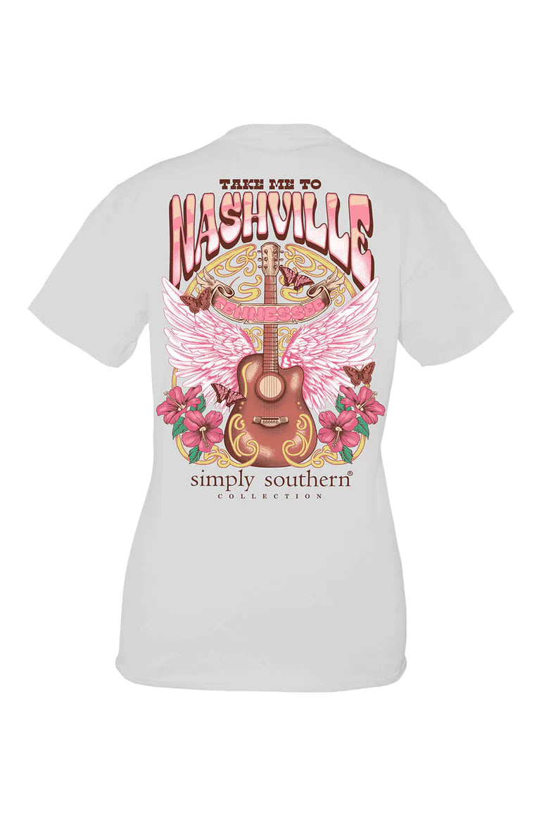 Take Me To Nashville ~ Simply Southern Tee