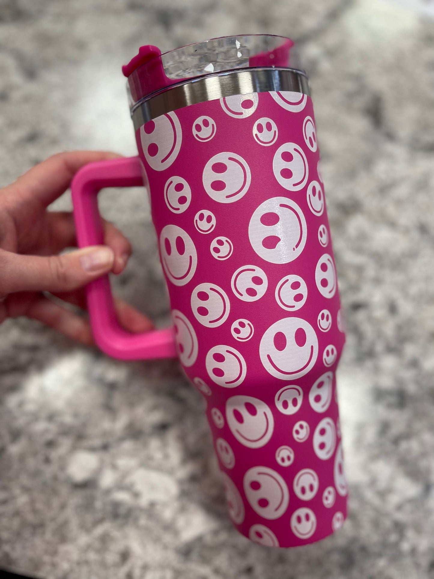Smiley Face ~ 40 oz Tumbler
