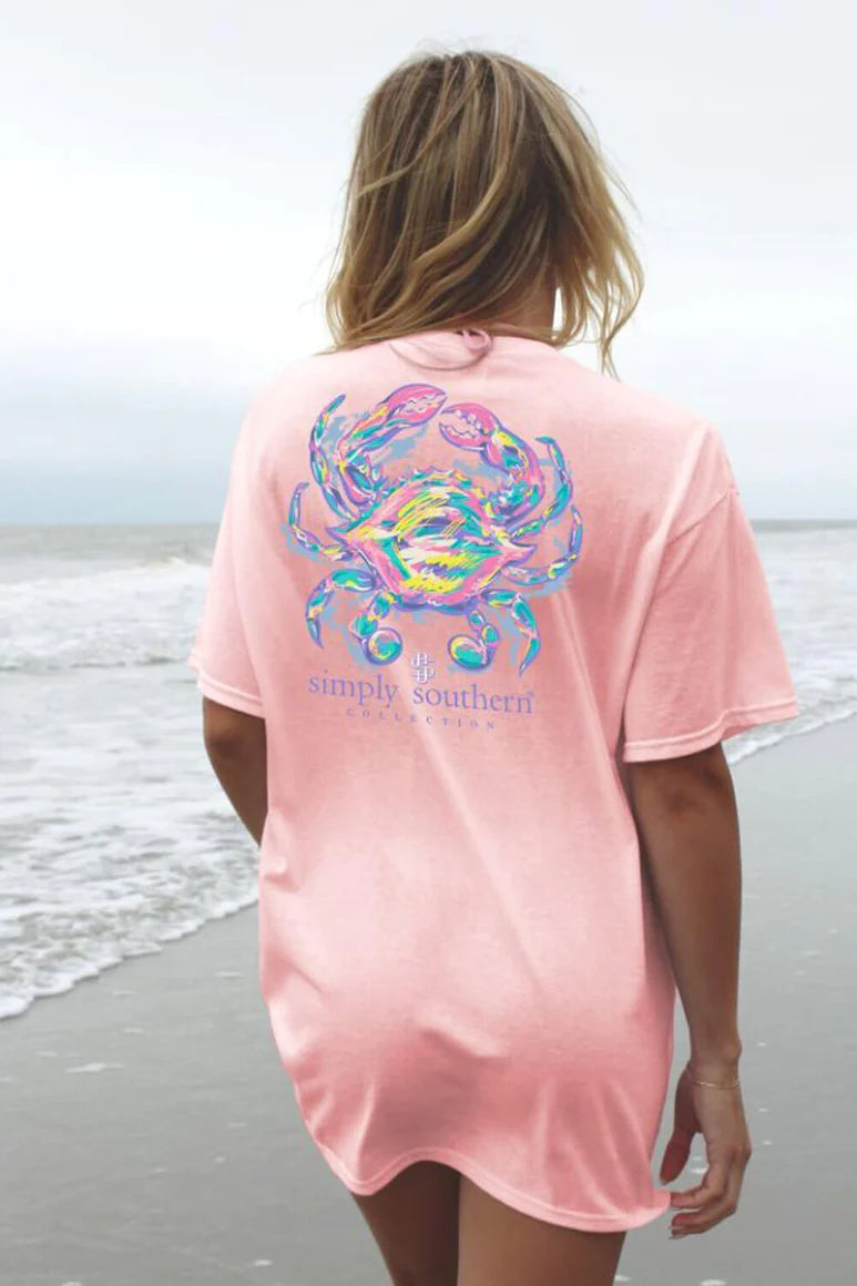 Neon Crab ~ Simply Southern Tee