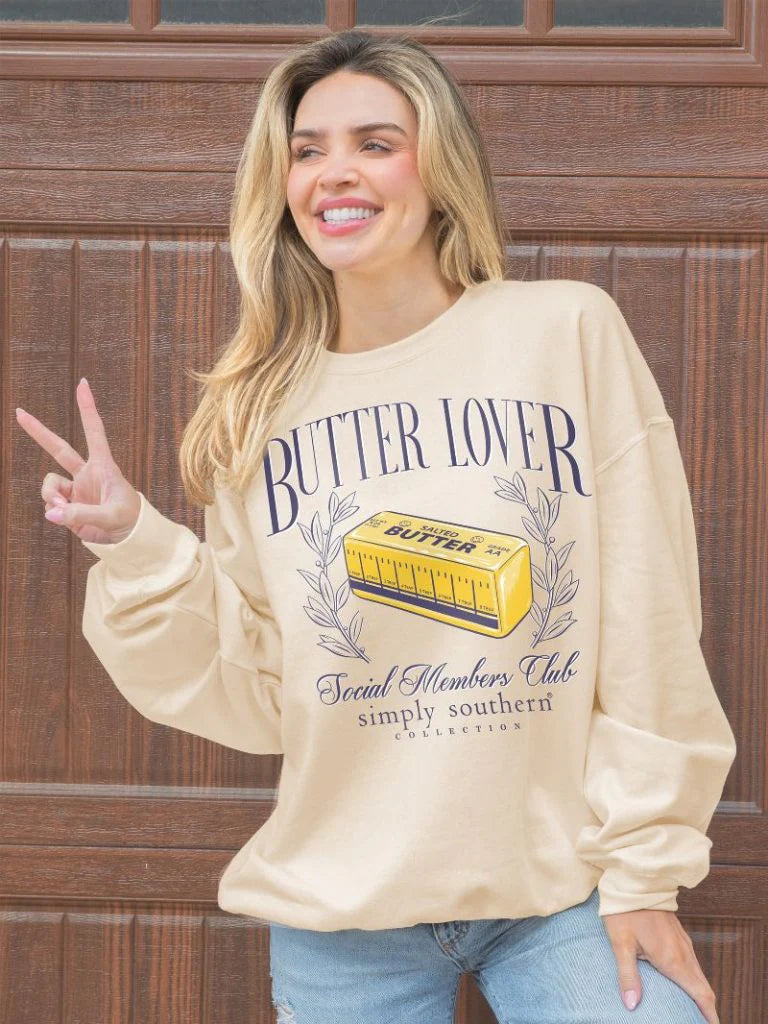 Butter Lover Social Club ~ Simply Southern Youth and Adult