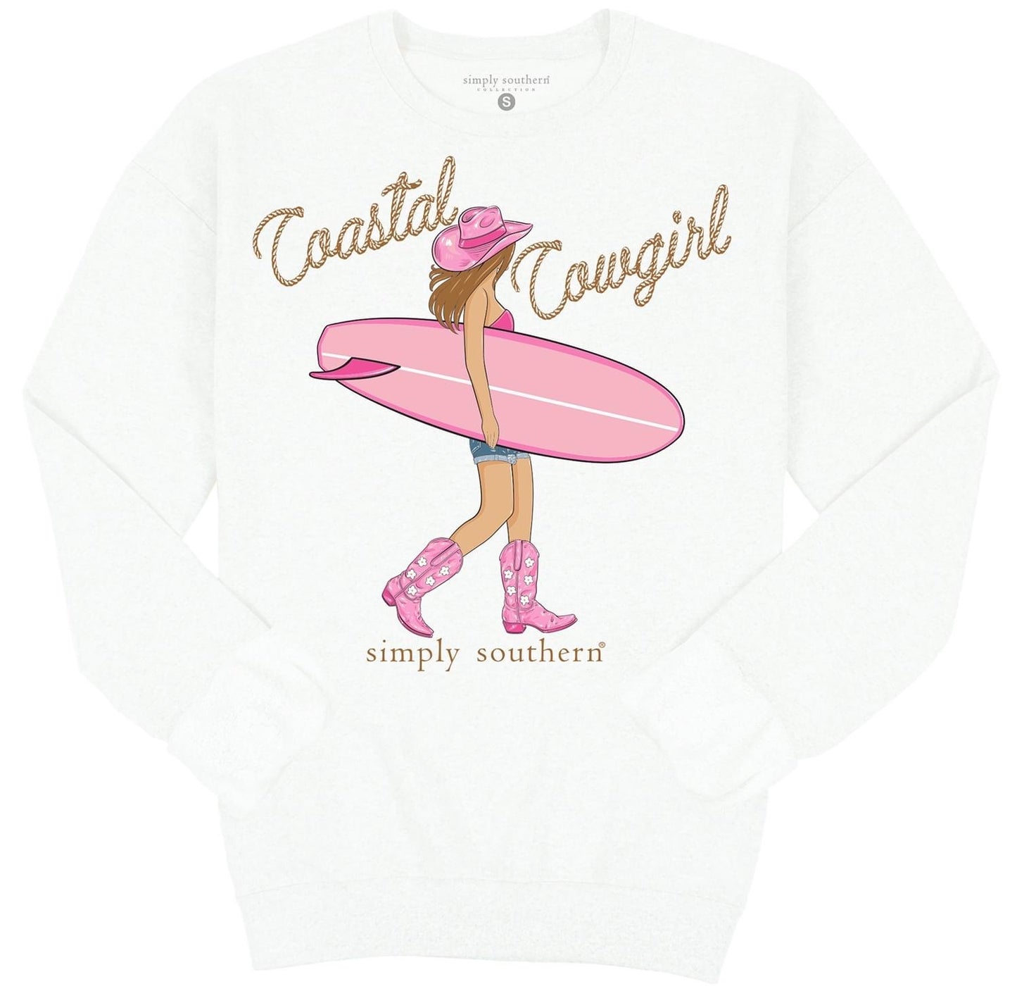 Coastal Cowgirl ~ Simply Southern Sweatshirt