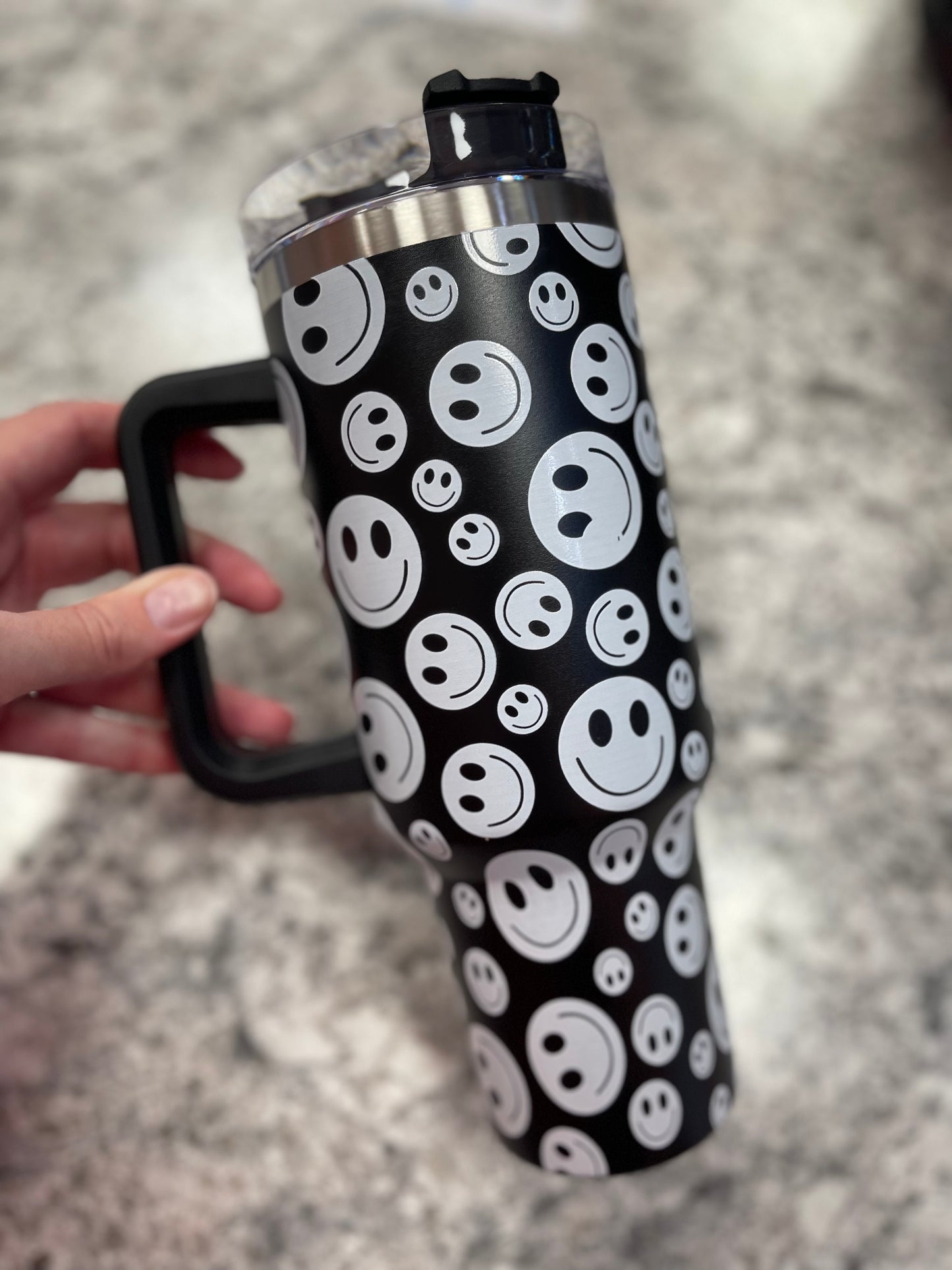 Smiley Face ~ 40 oz Tumbler