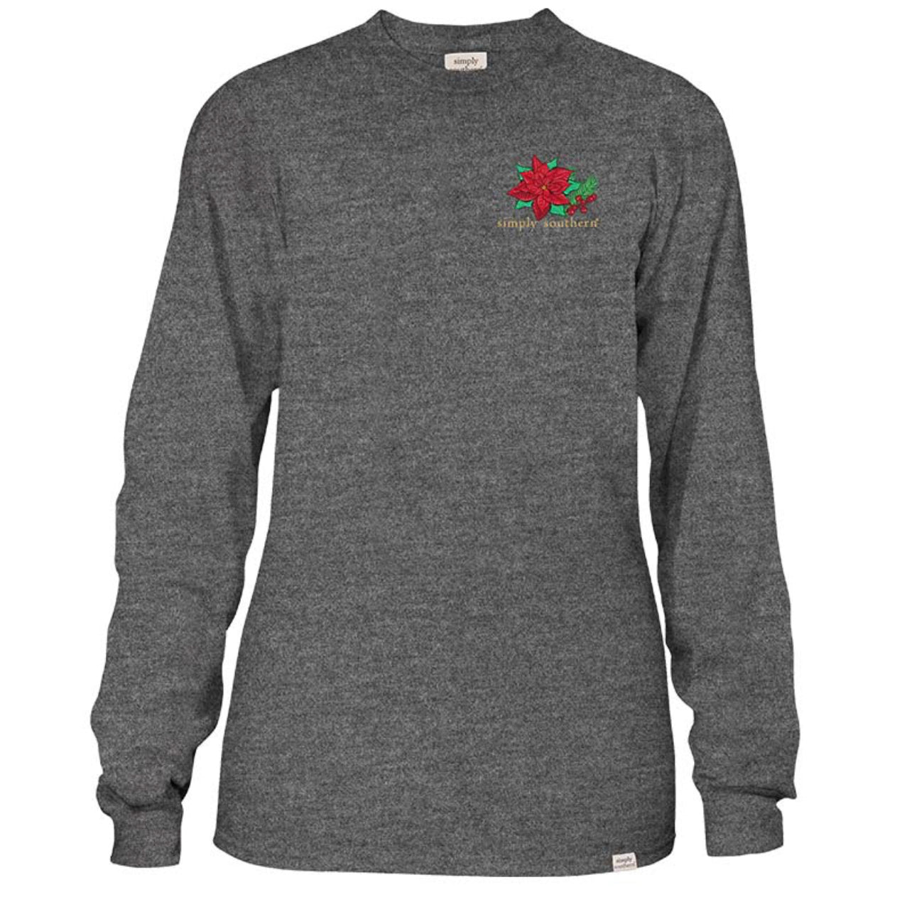 Merry Christmas ~ Cardinal Simply Southern Long Sleeve Tee