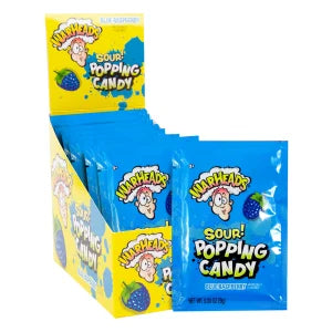 Warheads Sour Popping Candy ~ Blue Raspberry