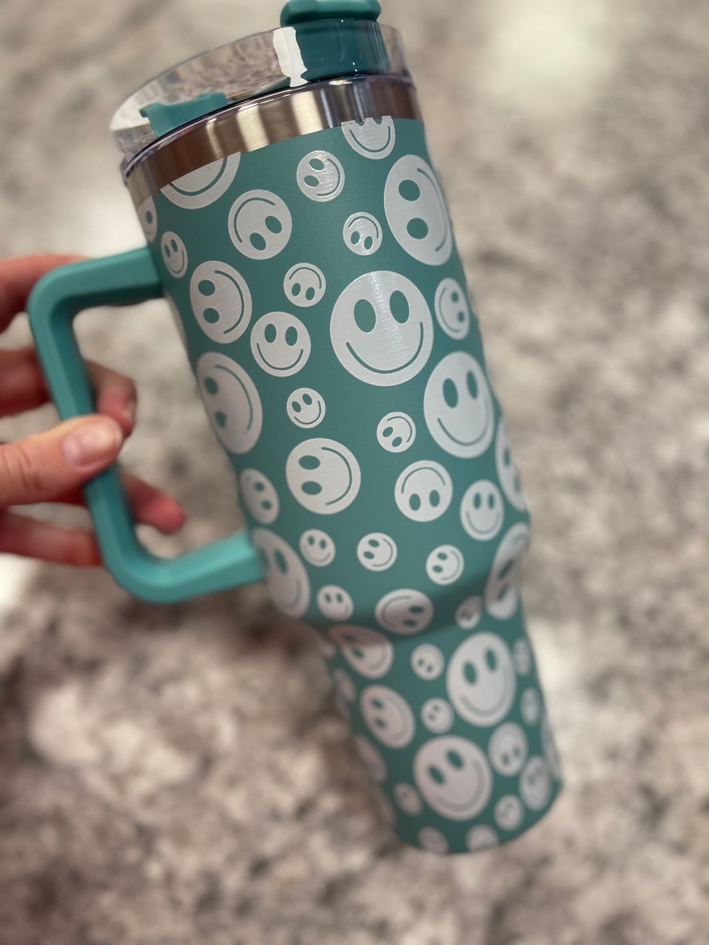 Smiley Face ~ 40 oz Tumbler