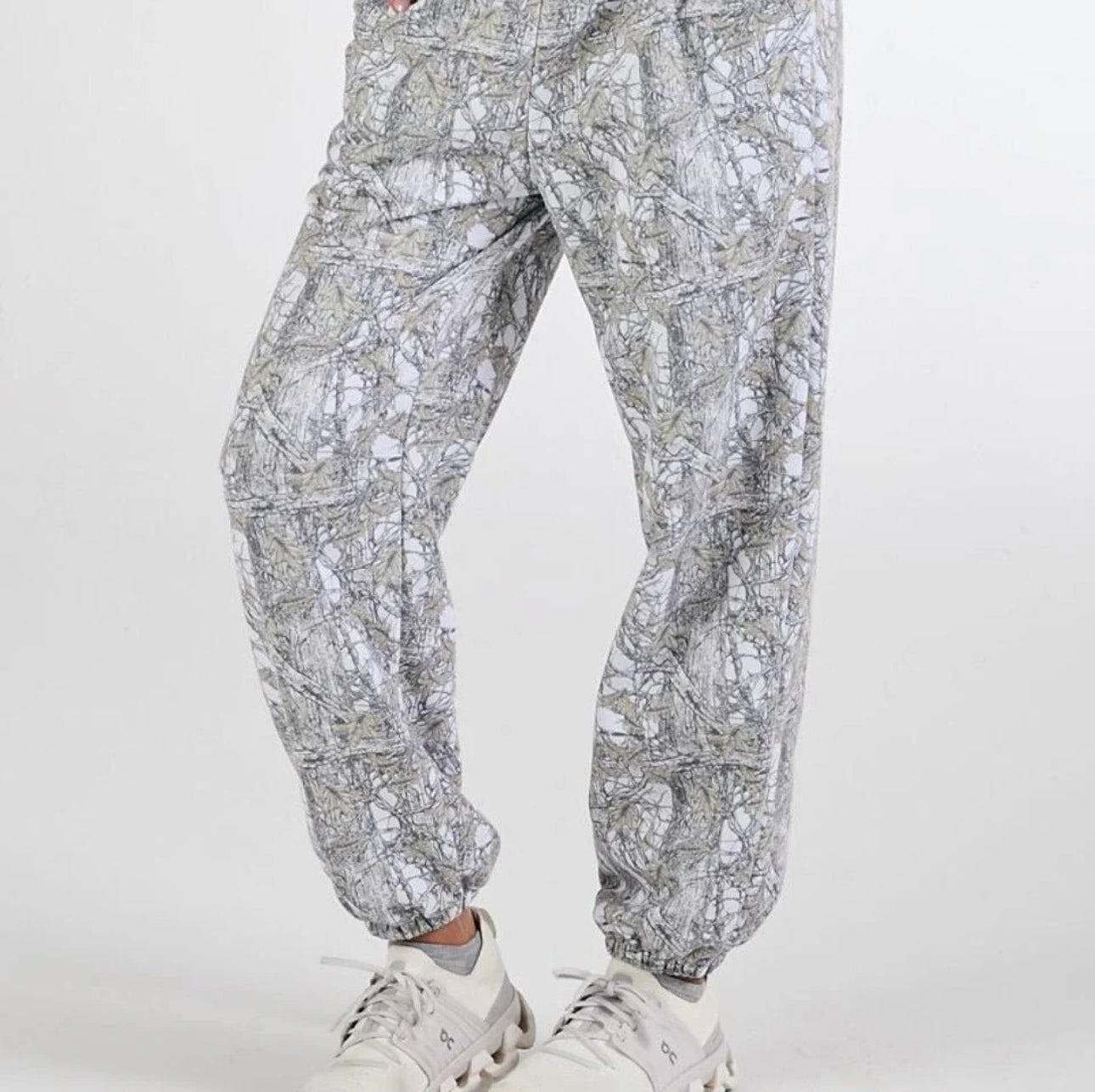 Camo Print Joggers with Pink Bows ~ Simply Southern Brand