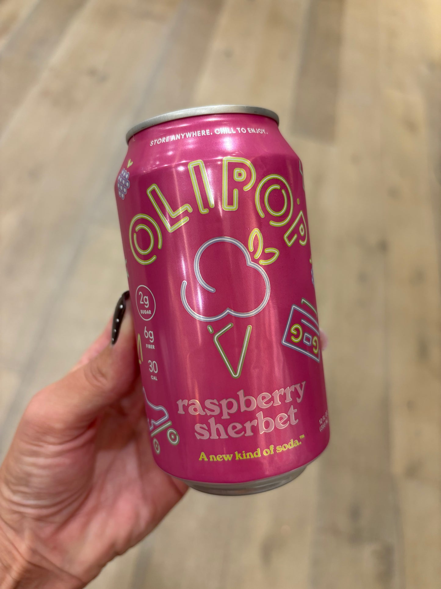 Raspberry Sherbet Olipop