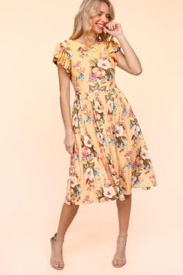 Springtime Sweetie ~ Floral Babydoll Dress