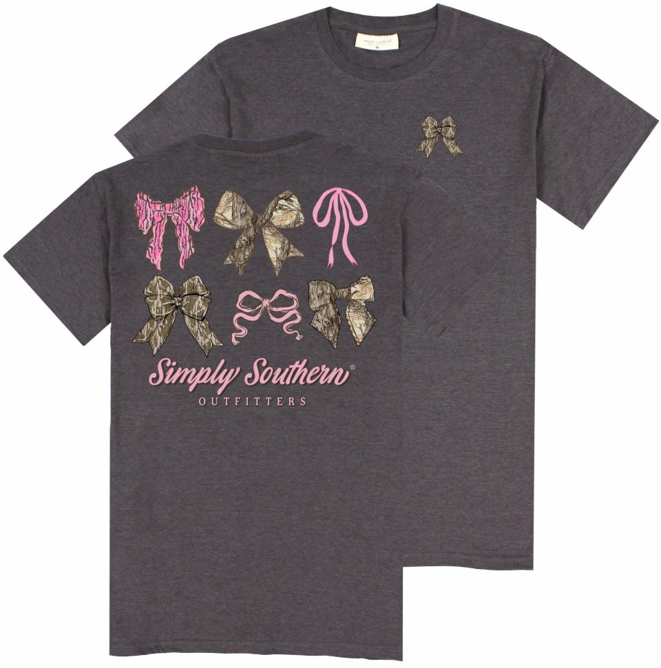 Camo Bows ~ Simply Southern Tee