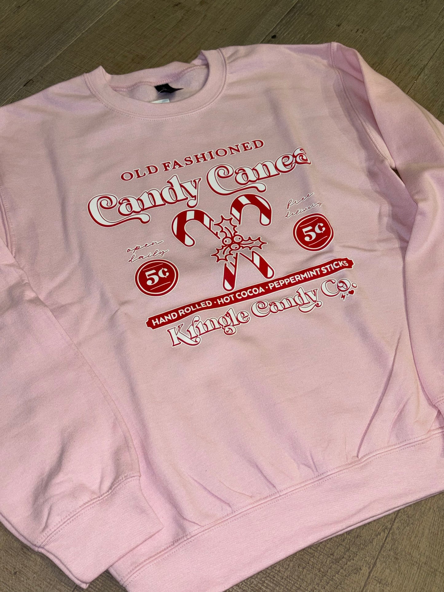 Old Fashioned Candy Canes ~ Crewneck Sweatshirt