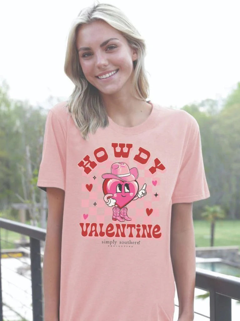 Howdy Valentine ~ Simply Southern Tee
