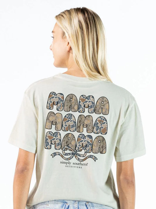 Camo Mama ~ Simply Southern Tee