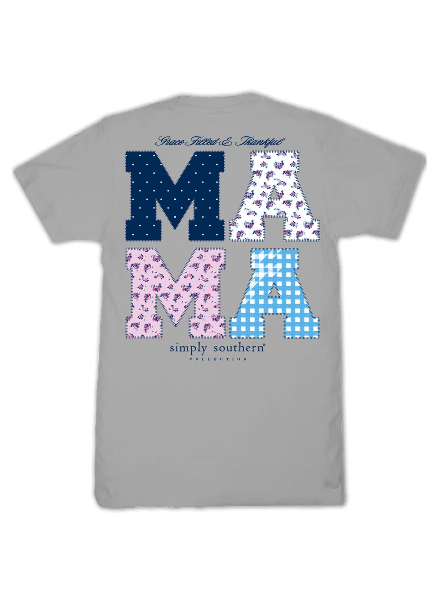 Grace Filled & Thankful Mama ~ Simply Southern Tee
