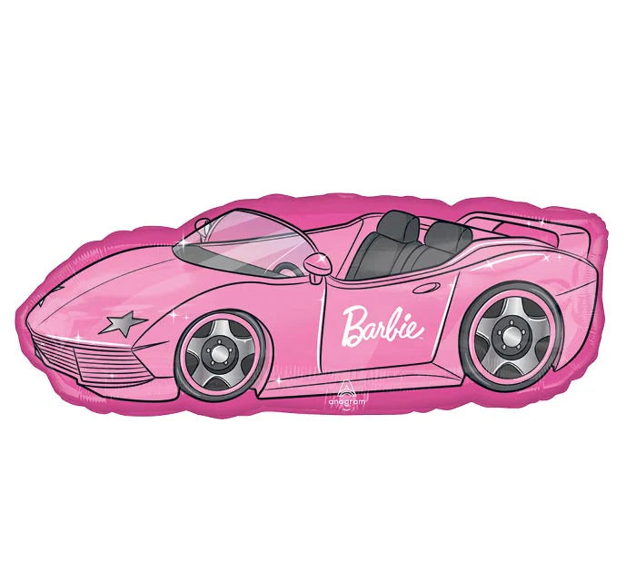Barbie Convertible 37 Inch Mylar Balloon