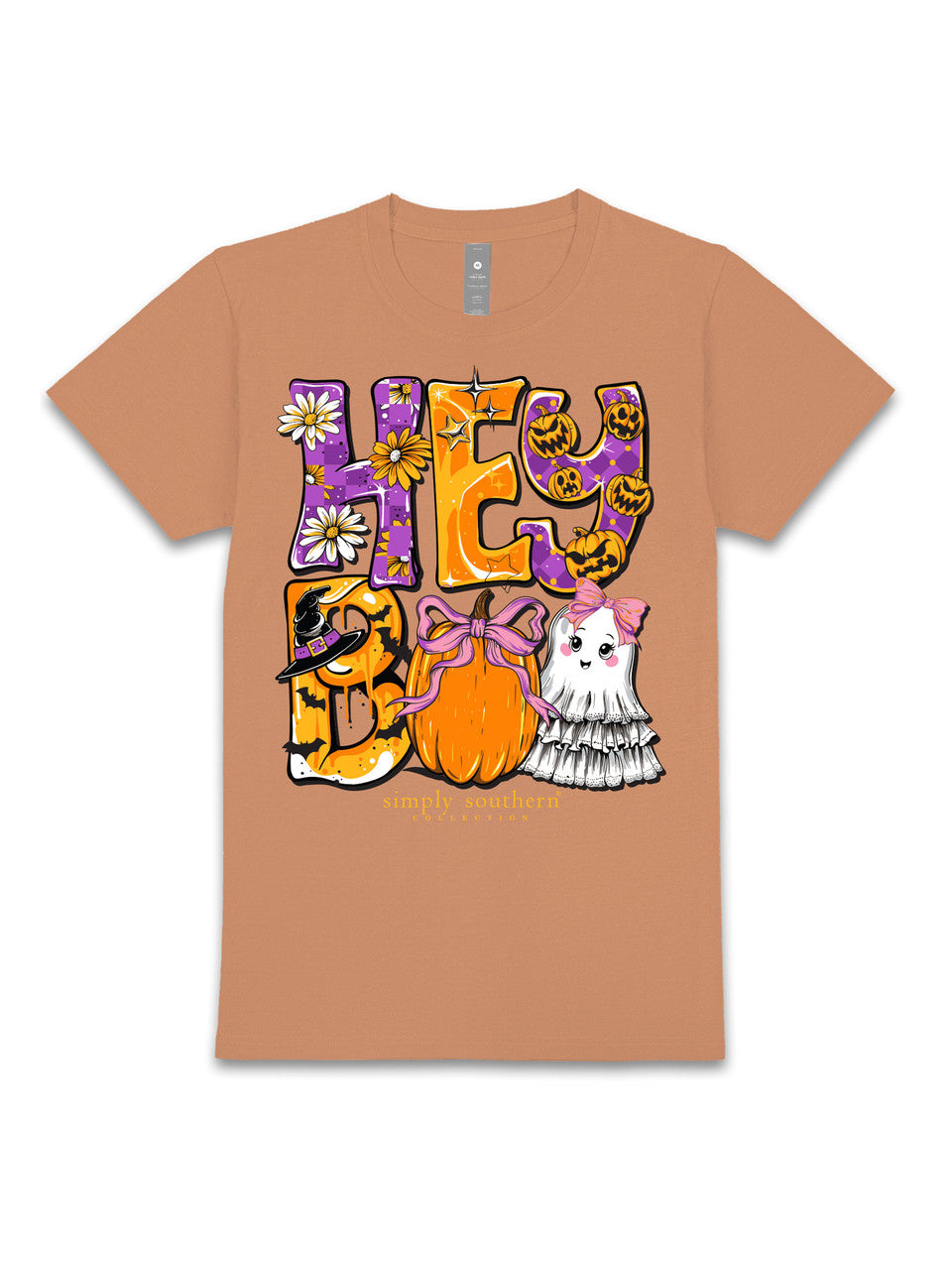 Hey Boo ~ Halloween Simply Southern Tee