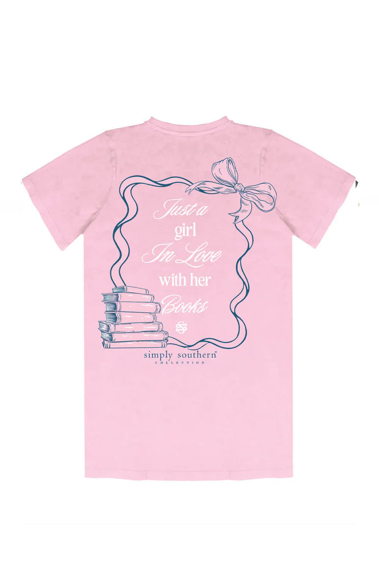 Just A Girl In Love With Books ~ Simply Southern Tee
