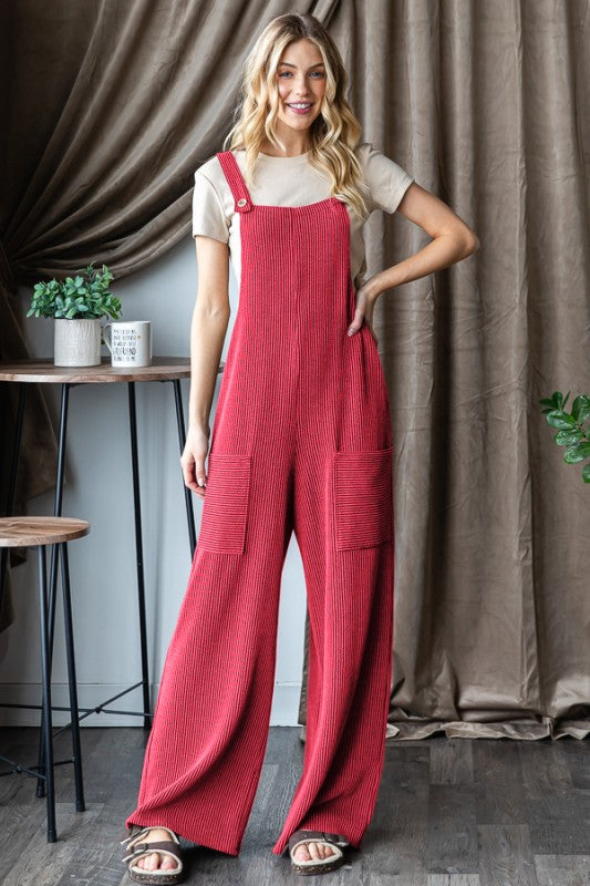 Cassidy ~ Ribbed Jumpsuits