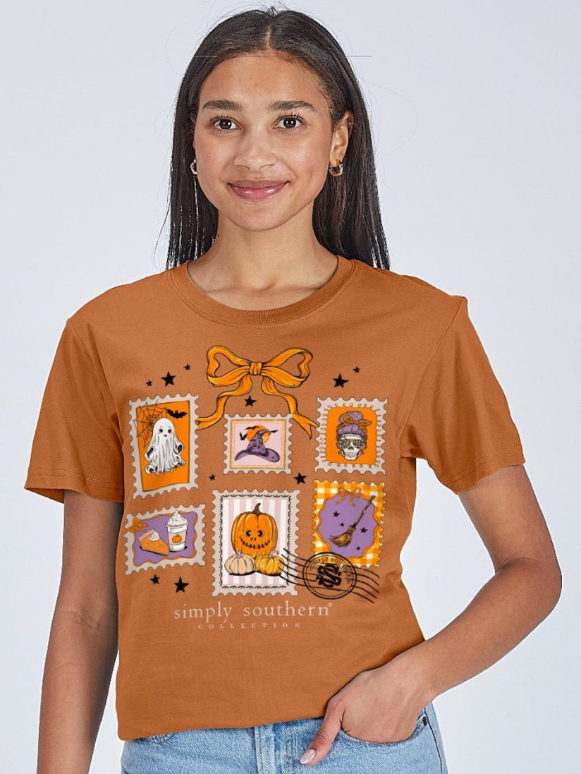 Fall and Halloween Stamps ~ Simply Southern Tee