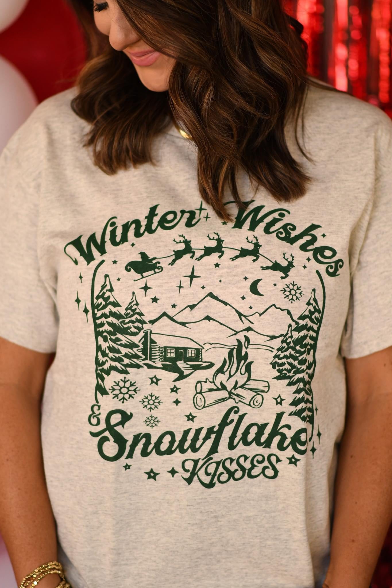 Winter Wishes * Snowflake Kisses ~ Graphic Tee