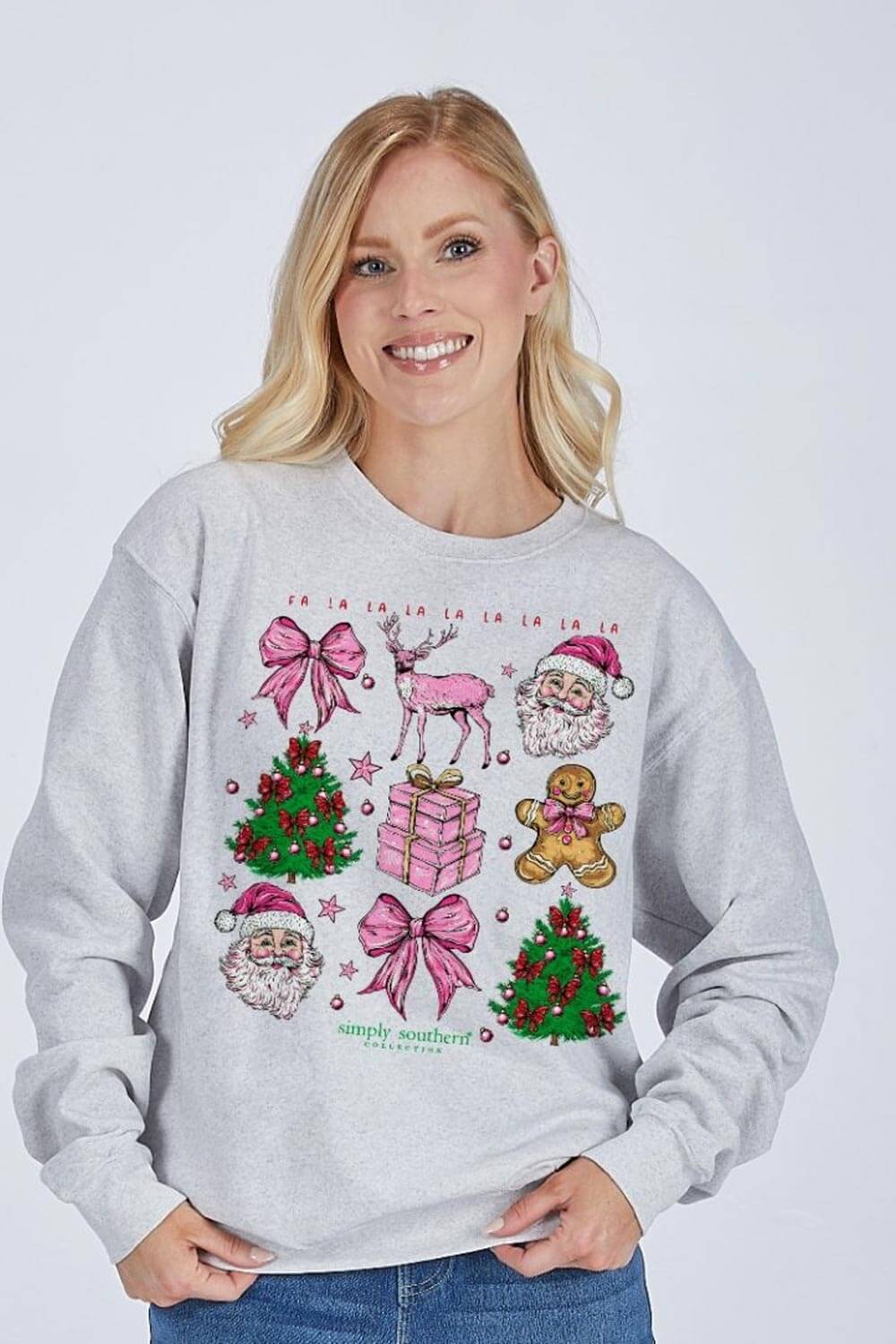 Coquette Trees and Bows ~ Simply Southern Crewneck Sweatshirt