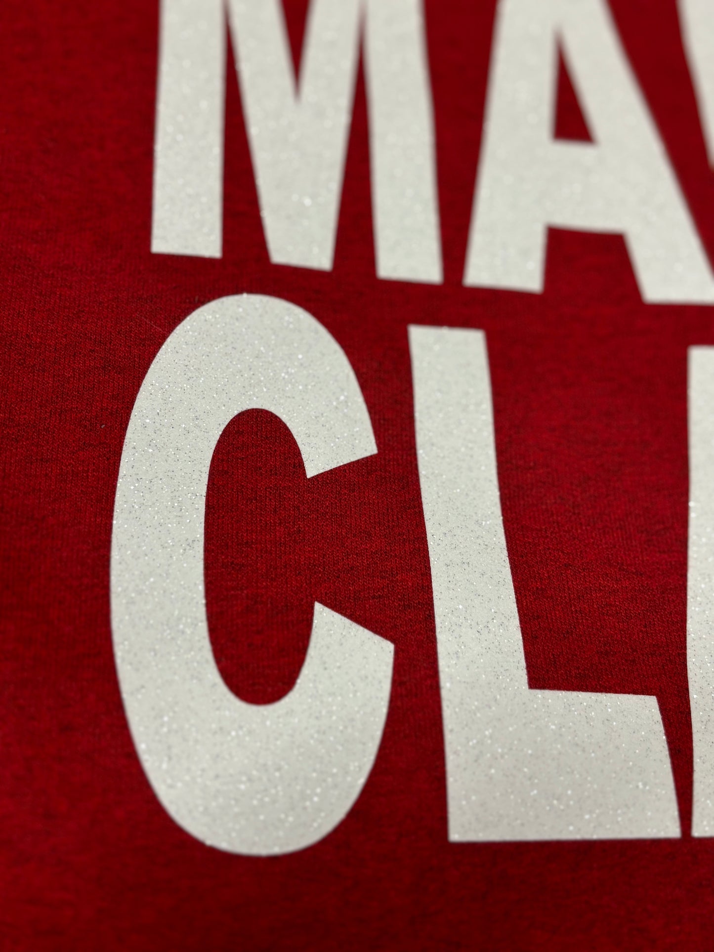 Mama Claus or Nana Claus ~ Glitter Crewneck Sweatshirt