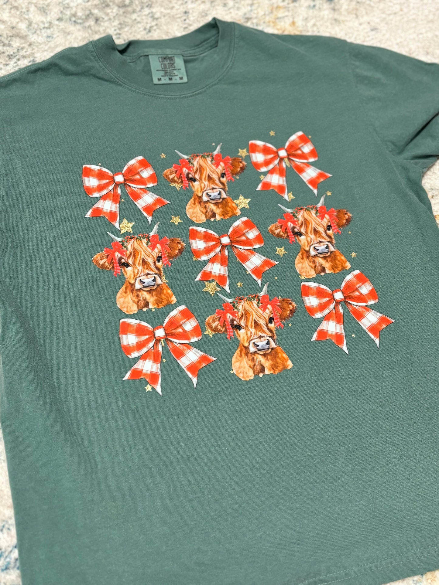 Highland Cow ~ Christmas Tee