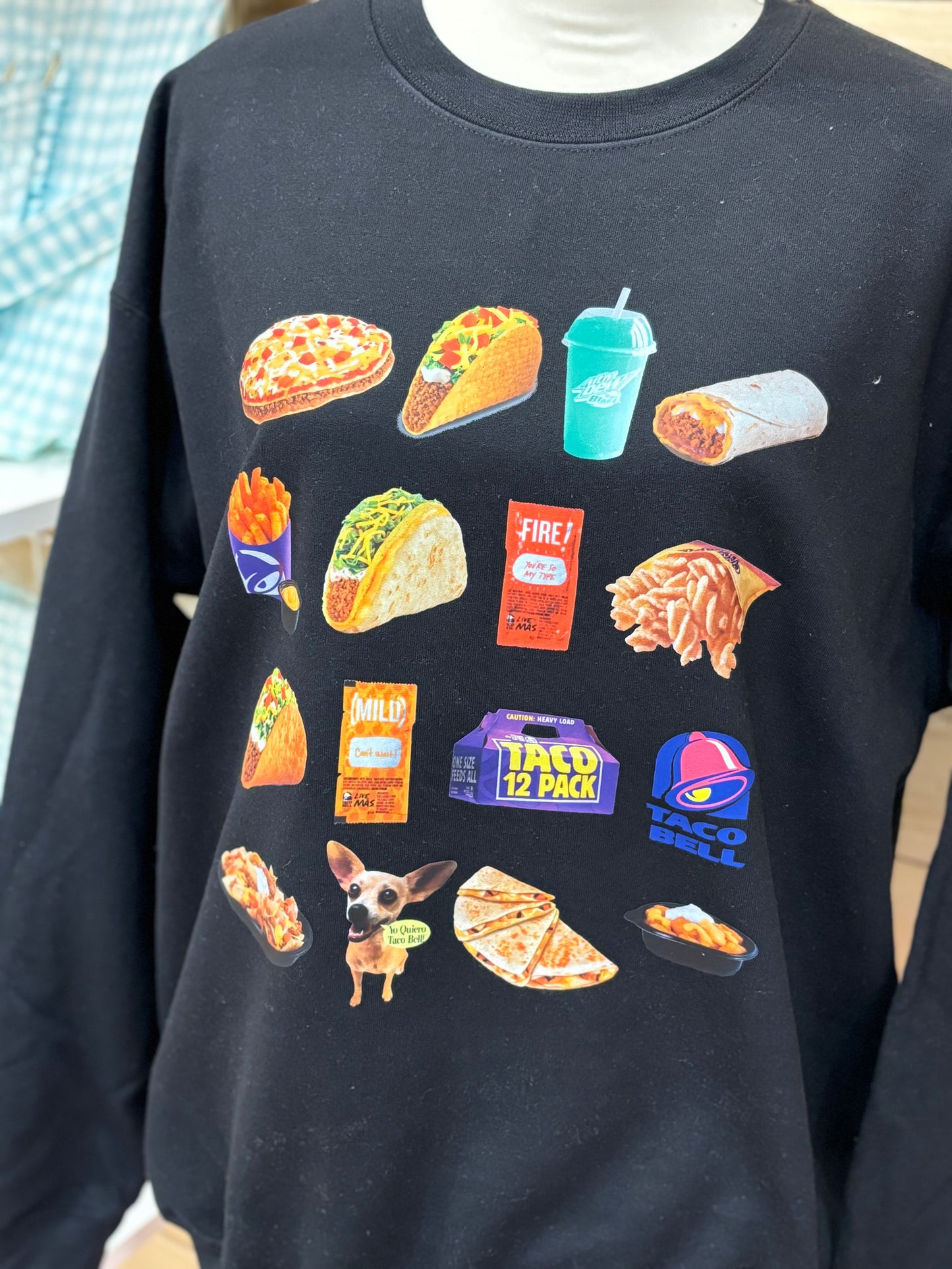 Fast Food Crewneck - Tacos Edition ~ Youth and Adult Sizes