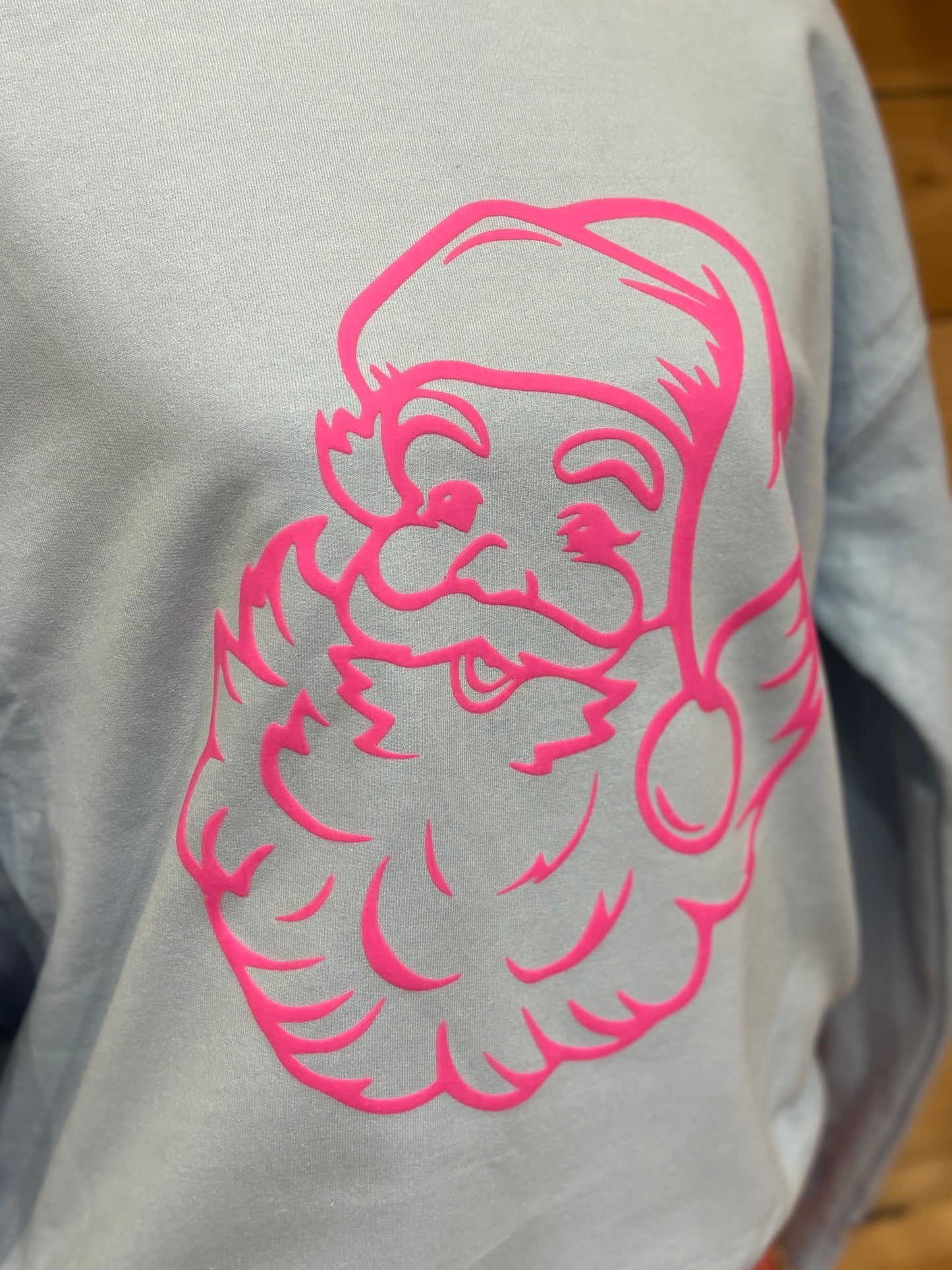 Classic Pink Santa Crewneck