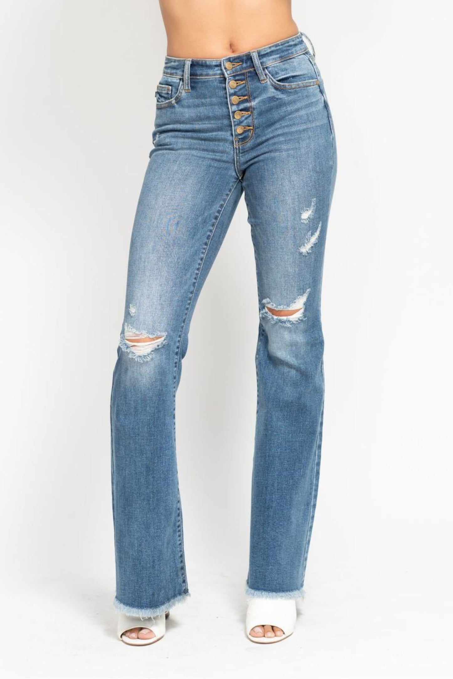 Wynona ~ Judy Blue Flare Jeans