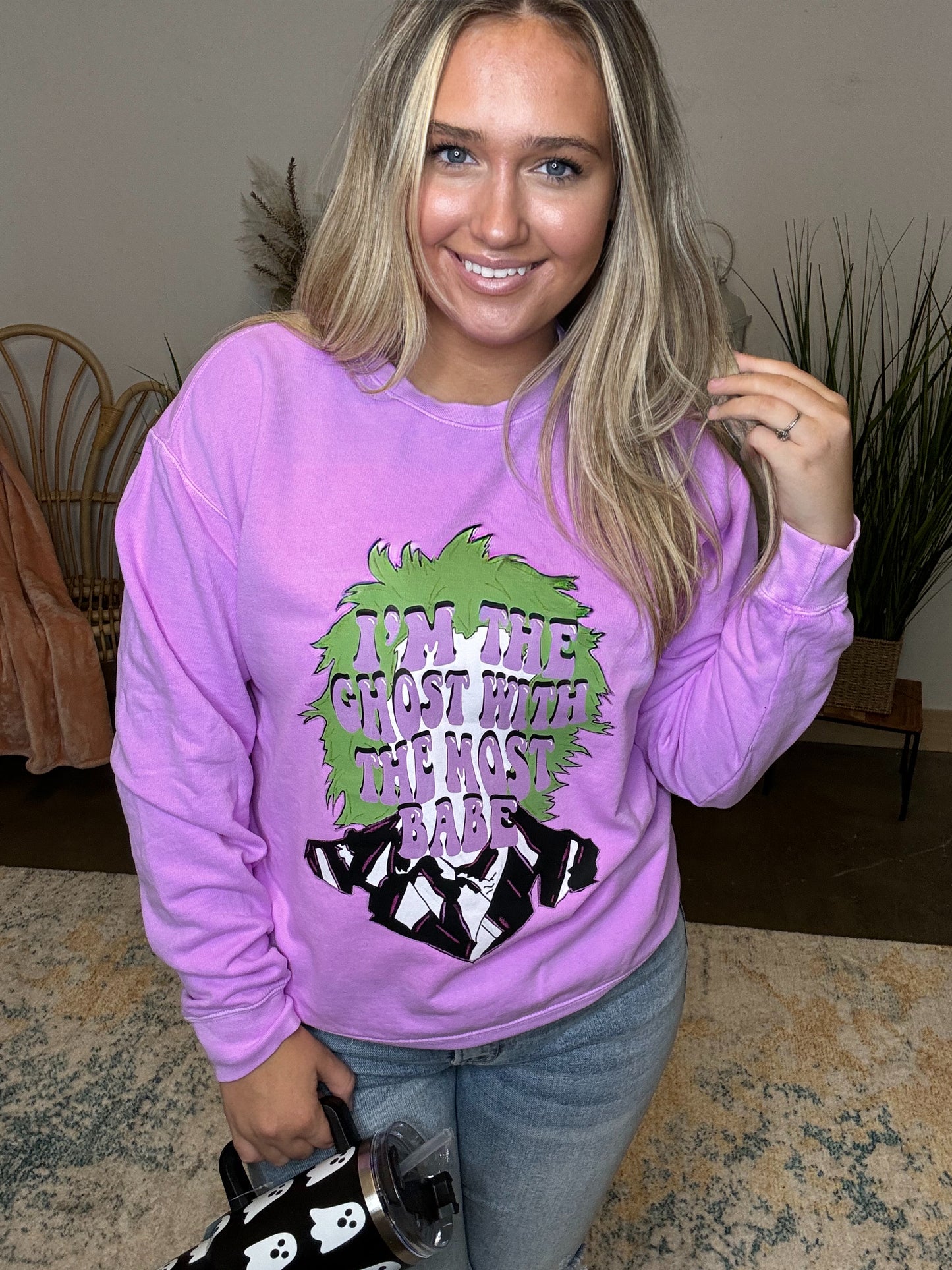 I'm the Ghost with the Most Babe ~ Halloween Sweatshirt