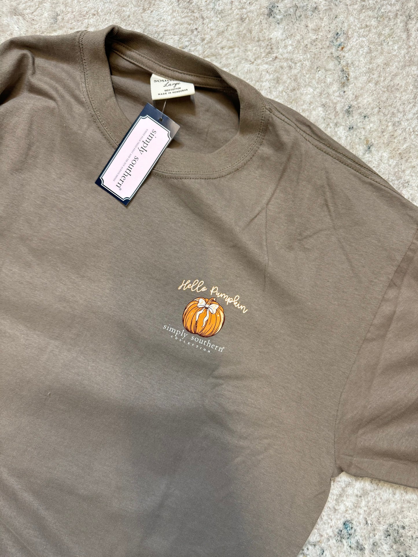 Hello Pumpkin ~ Simply Southern Long Sleeve Shirt