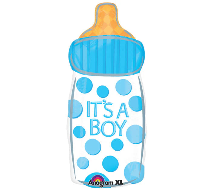 It's A Boy! Baby Bottle - 23 Inch Mylar Balloon