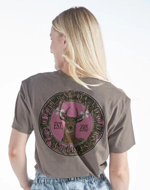 Coquette Camo Deer ~ Simply Southern Graphic Tee