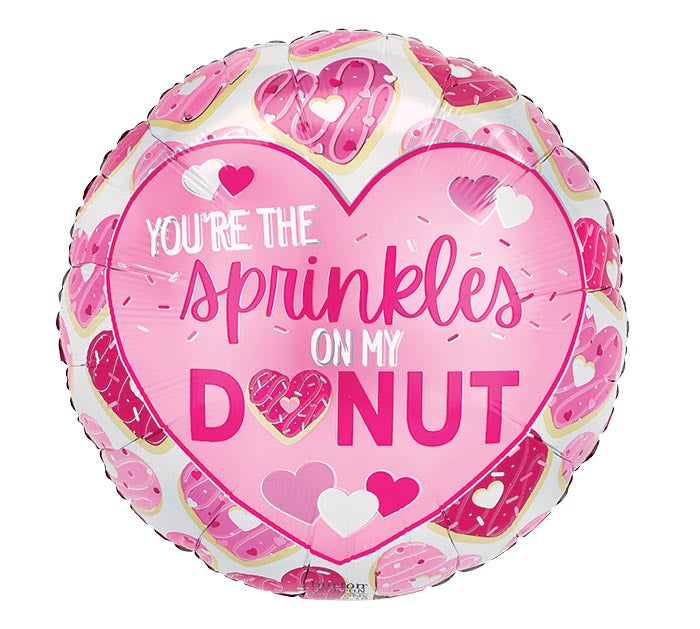 Sprinkles On My Donut 17 Inch Mylar Balloon