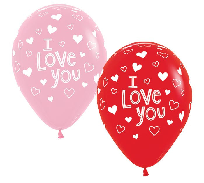 I Love You Latex Balloon