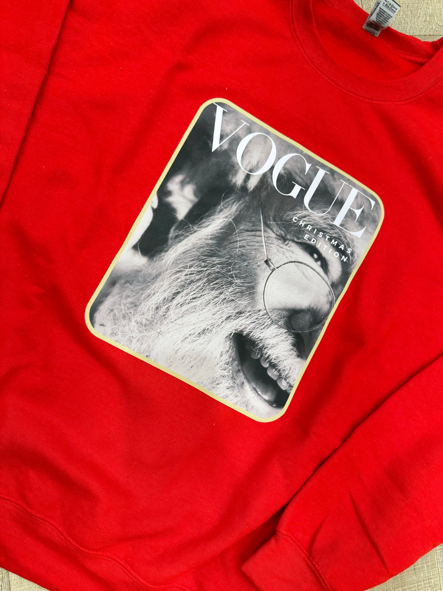 VOGUE Santa Claus Crewneck
