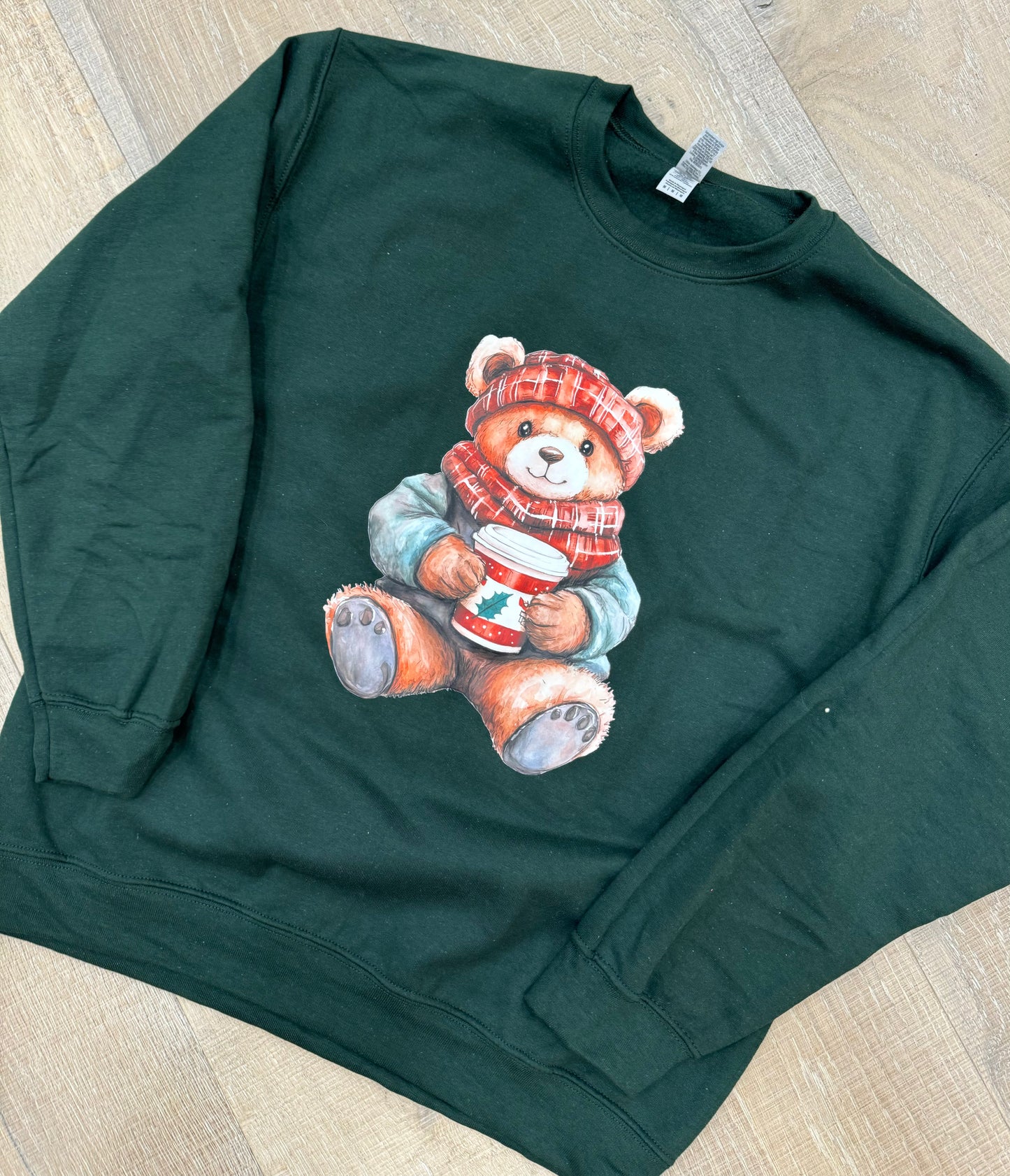 Vintage Teddy Bear Christmas Crewneck