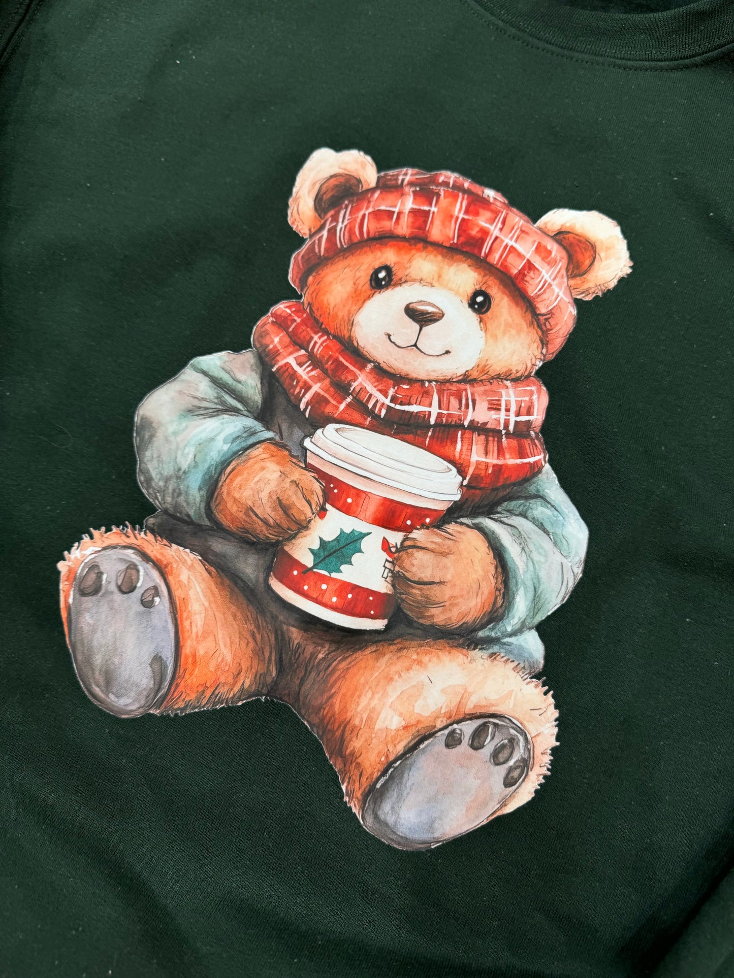 Vintage Teddy Bear Christmas Crewneck