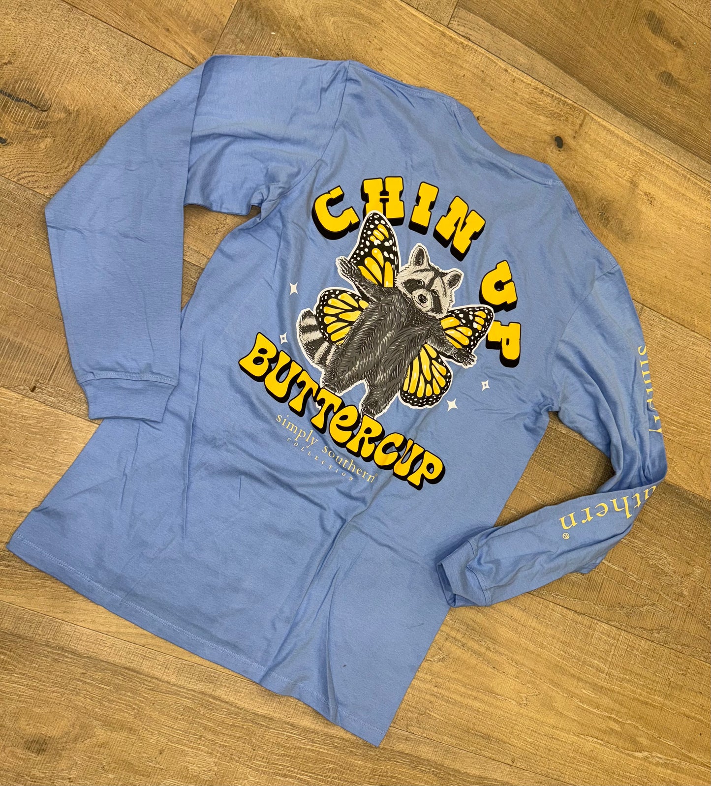 Chin Up Buttercup ~ Simply Southern Long Sleeve Tee